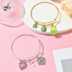 Изготовление железных браслетов 20 шт. 2 цветов&nbsp;BJEW-YW0001-13