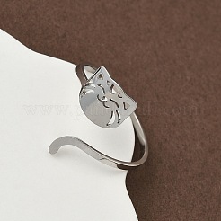 Кольца-манжеты из нержавеющей стали 304 для женщин&nbsp;LS-RJEW-F195-02P