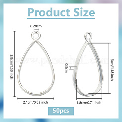 Подвески из сплава с открытой спиной&nbsp;FIND-OC0003-35S