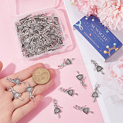 80шт. подвеска-шарм в виде танцовщицы из сплава&nbsp;FIND-SC0011-62