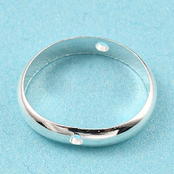 Латунные бусины в оправе&nbsp;KK-O133-014F-S