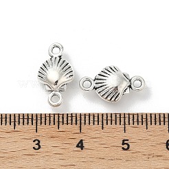 Тибетский стиль сплава форма раковины соединительные подвески&nbsp;TIBE-S324-13AS