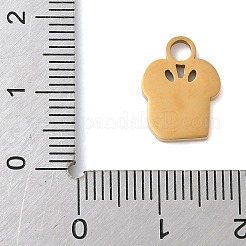 Эмалевые подвески из нержавеющей стали 304 с рождественской тематикой&nbsp;LS-STAS-K312-04G-G