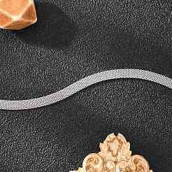 Устойчивые к потускнению сетевые цепи из нержавеющей стали/сетчатые браслеты браслеты&nbsp;BJEW-I274-13S