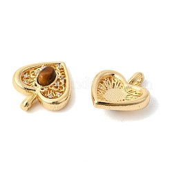 Природных тигровый глаз подвески&nbsp;KK-Z149-11G-02