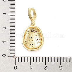 Латунь с подвесками из фианита&nbsp;KK-G496-04G