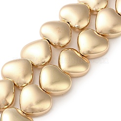 Стеклянные бусины с гальваническим покрытием &nbsp;EGLA-H109-12-03