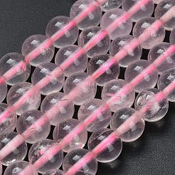 Природного розового кварца нитей бисера&nbsp;G-G305-A04-8mm
