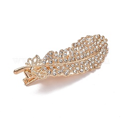 Заколки крокодил со стразами из сплава&nbsp;LS-PHAR-Z003-04KCG