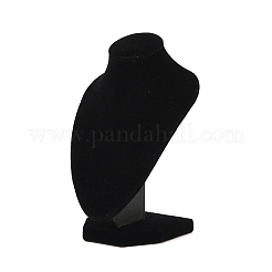 Мдф покрытый вельветом бюст в форме ожерелья витрины&nbsp;LS-ODIS-S015-01A