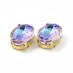 Овал пришиваем стразами&nbsp;DIY-E062-06G-A03