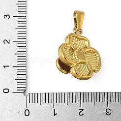 Подвески из нержавеющей стали 304 с эмалью&nbsp;STAS-P408-17A-G