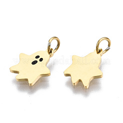 Эмалевые подвески из хирургической нержавеющей стали 316&nbsp;X-STAS-S116-350G