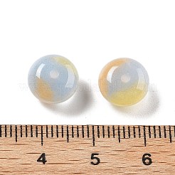 Двухцветные прозрачные смоляные бусины&nbsp;RESI-S013-01C