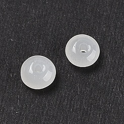 Стеклянные бусины с имитацией нефрита&nbsp;SEED-Q038-01C