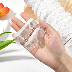 Эластичная кружевная лента из органзы чинлон&nbsp;EC-WH0013-12A