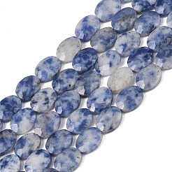 Натуральное синее пятно нитки из бисера яшмы&nbsp;G-H349-A01-06