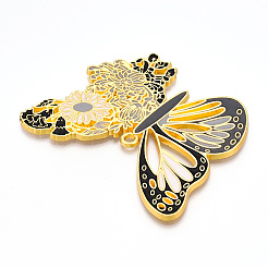 Подвески из эмалированного сплава с гальванопокрытием&nbsp;ENAM-N056-397E-G