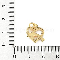 Латунные микро проложить кубического циркония подвески&nbsp;KK-I381-07G-04