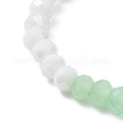 Браслеты из стеклянных бусин-имитаторов из нефрита для женщин&nbsp;BJEW-JB12609