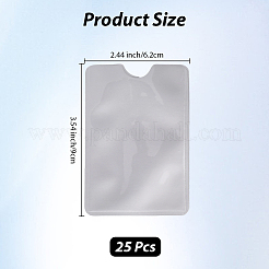 Держатели для визиток из алюминиевой фольги&nbsp;AJEW-WH20816-033A