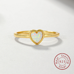 Кольцо в форме сердца с синтетическим опалом Honeydew&nbsp;FM4105-5