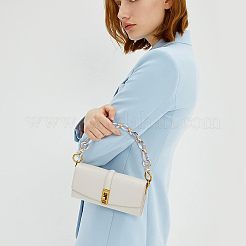 Ручки для пакетов с цепочками из акрила и краской ccb&nbsp;AJEW-FH0001-25