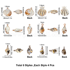 Гальванические акриловые подвески&nbsp;OACR-SC0001-02