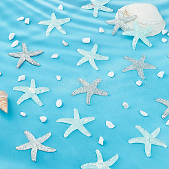 40шт 2 цвета пластик с кабошонами из непрозрачной смолы&nbsp;RESI-PH0001-37