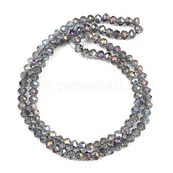 Гальванизируйте прозрачное стекло бисер нитей&nbsp;EGLA-A034-T4mm-G05