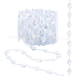 Акриловые шнуровые бусины для украшения вечеринки&nbsp;FIND-WH0816-062B