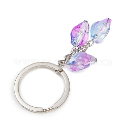 7 шт. прозрачные стеклянные брелки с аэрозольной краской&nbsp;KEYC-JKC01391