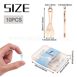 10 шт. подвески из нержавеющей стали 304 двух цветов&nbsp;FIND-BY0001-05