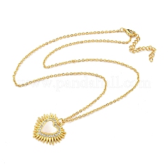 Ожерелье с кулоном из кубического циркония&nbsp;LS-NJEW-M220-07B-G