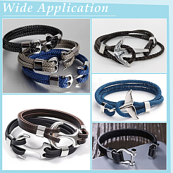 10 шт. разделительные бусины из нержавеющей стали 304&nbsp;FIND-UN0007-83