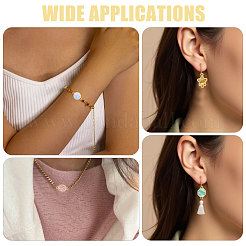 48 шт. 6 стиля цинковый сплав открытая задняя часть коннектор подвески&nbsp;FIND-CA0011-23