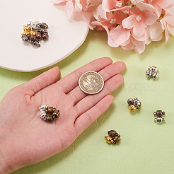 30 комплект 6-х цветных латунных магнитных застежек&nbsp;KK-CJ0001-63