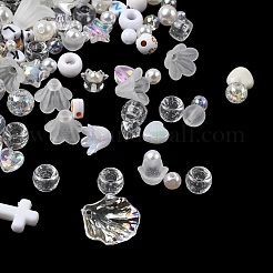 Непрозрачные и прозрачные акриловые бусины&nbsp;SACR-XCP0001-06A