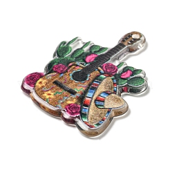 Непрозрачные акриловые подвески по бокам&nbsp;MACR-D027-04E