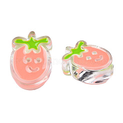 Прозрачные бусины из акриловой эмали&nbsp;TACR-N012-004D