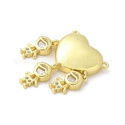 Латунные микро проложить кубического циркония подвески&nbsp;KK-S511-31G-02