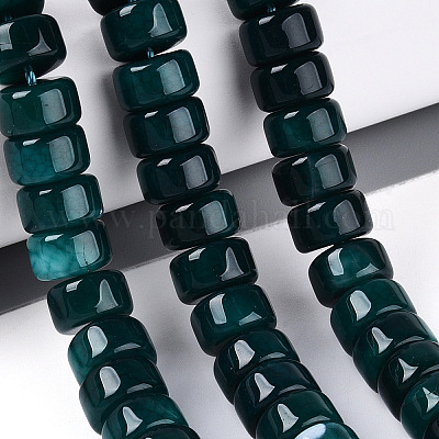 Окрашенные естественный агат бисер пряди&nbsp;G-T143-17K-1