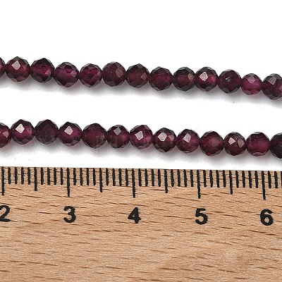 Гранат природный бисер нитей&nbsp;G-B168-A05-4mm-1