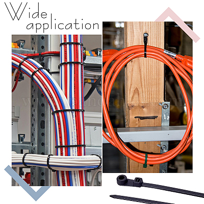 300шт нейлоновые кабельные стяжки&nbsp;AJEW-GO0004-13-1