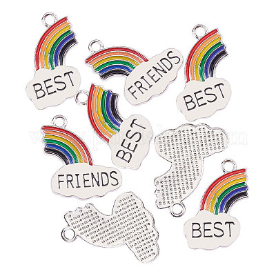 Подвески из эмали и сплава&nbsp;PALLOY-CJC0001-39P-1