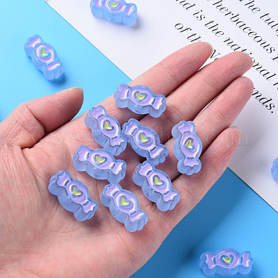 Прозрачные акриловые бусины&nbsp;MACR-S374-05B-04-1