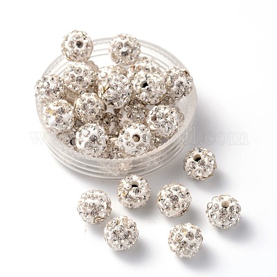 Pave disco бусины&nbsp;RB-A140-8mm-7-1