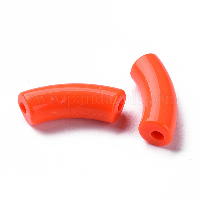 Непрозрачные акриловые бусины MACR-S372-001B-S-1