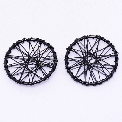 Железные подвески из обернутой проволоки&nbsp;IFIN-WH0053-41A-05-1