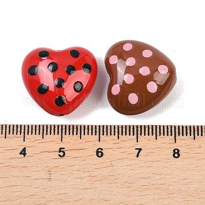 Выпечка краски акриловые бусины&nbsp;OACR-A045-02-1